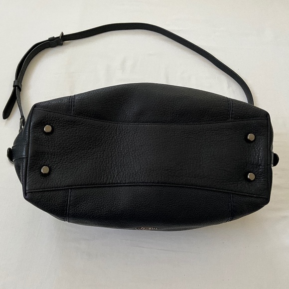 COACH Lennox 2Way Leather Tote Satchel Blue - Picture 7 of 16